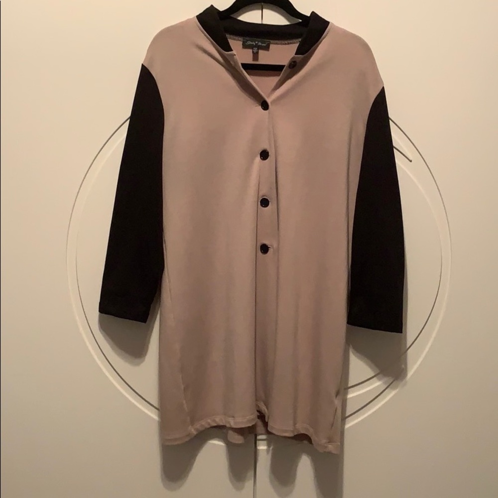 Slinky Brand Button-up Sweater